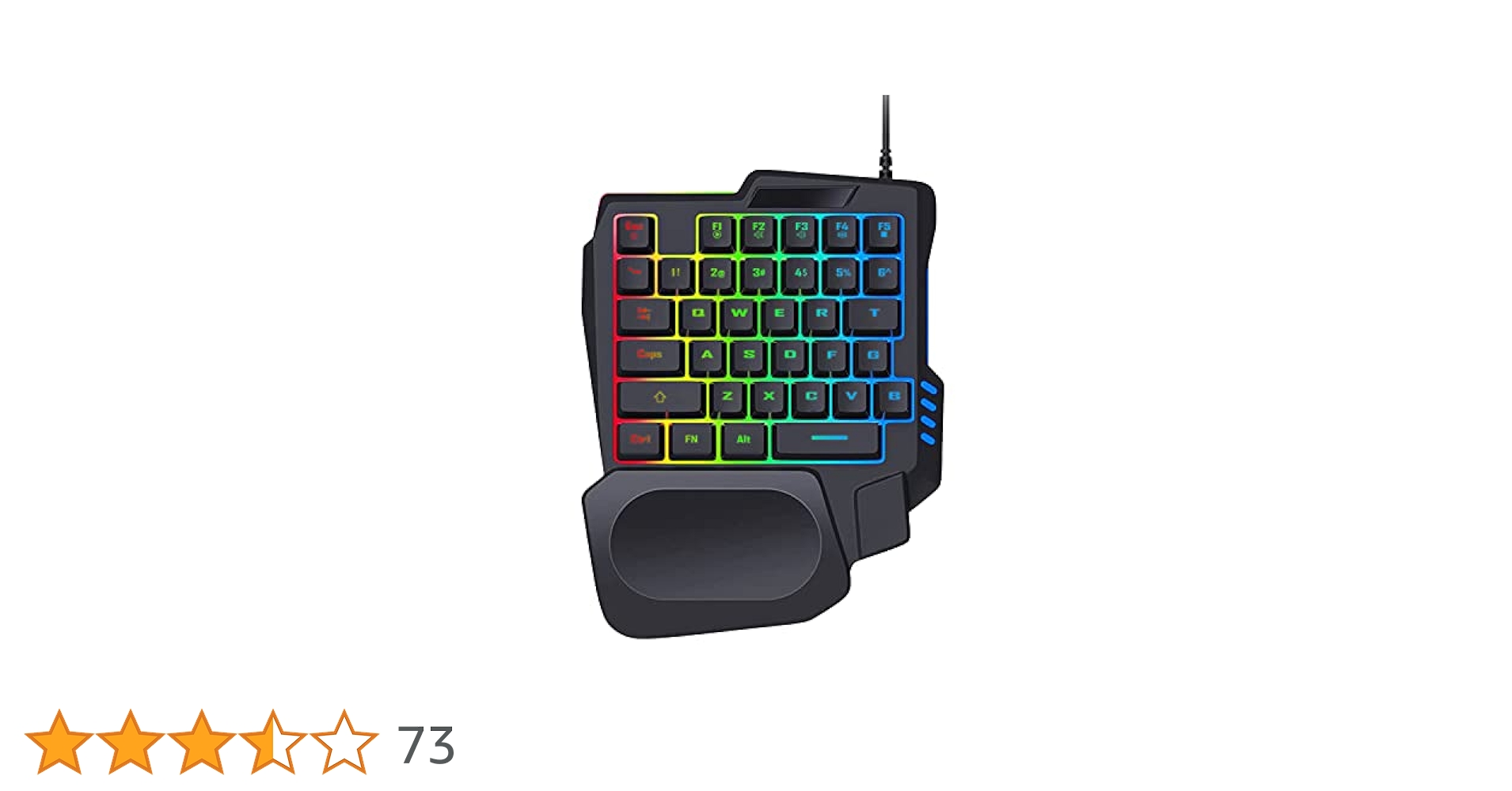 Amazon.co.jp: 片手ゲーミングキーボード 左手きーぼーど switch
